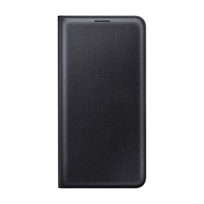 image Coque smartphone Samsung ETUI FLIP WALLET NOIR POUR SAMSUNG GALAXY J7 2016