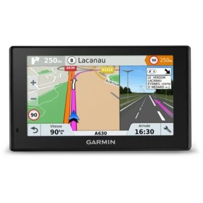 image Garmin DriveSmart 51 LMT-S Fixe 5" TFT Écran Tactile 173,7 g Noir Navigateur GPS (Multi, Europe du Sud, 12,7 cm (5"), 480 x 272 Pixels, TFT, Horizontal)