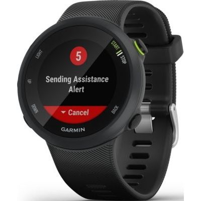 image Garmin - Forerunner 45 - Montre de course à pied avec prise en charge des programmes d'entraénement Garmin Coach - Large, Noir