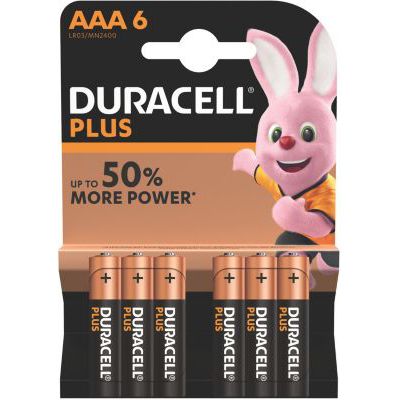 image Pile Duracell AAA x6 Plus LR03