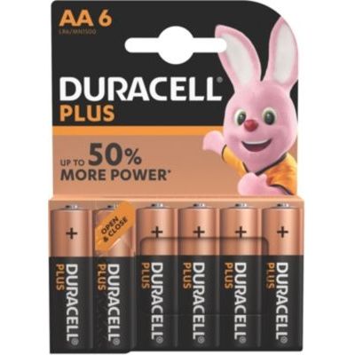 image Pile Duracell AA x6 Plus LR06