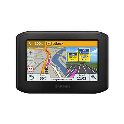 image Garmin zumo 346 - GPS Moto - 4.3 pouces - Cartes Europe de l'Ouest 24 pays - Cartes, Trafic, Zones de Danger à Vie - Appels Mains Libres - Contrôle de la musique