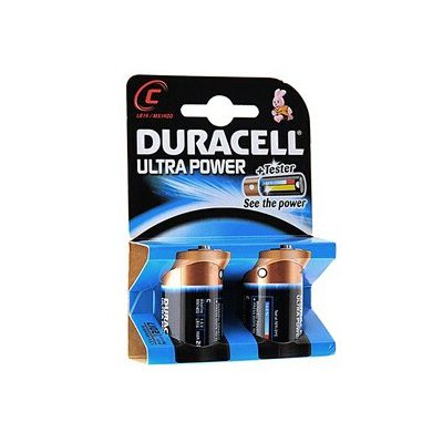 image Duracell Ultra Power Piles Alcalines type C, pack de 2