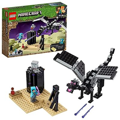 LEGO Minecraft La bataille de l'End Jeu de construction, 222 Pièces 21151