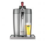 image produit Krups Beertender Loft Edition Silver/Chrome Machine à bière, Tireuse à bière, Pompe à bière, Machine à bière pression, Fût 5 L, Indicateur température, Indicateur volume restant VB700E00