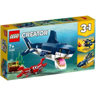 image LEGO  Creator Les créatures sous-marines Jeu de construction, 7 Ans et Plus, 230 Pièces  31088