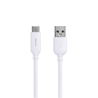 image PNY Câble USB-A vers USB-C 2.0 1 m Blanc