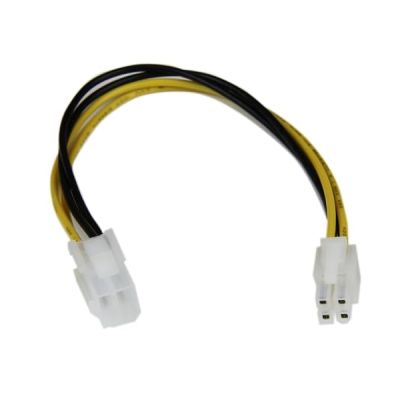 StarTech - Câble d'extension CPU P4 ATX12V de 20 cm - Câble d'extension d'alimentation processeur P4 4 broches ATX12V 20 cm -M/F - ATXP4EXT