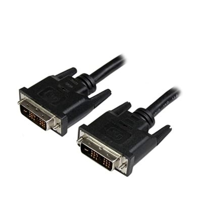 STARTECH Câble DVI-D Single Link de 45 cm - Cordon DVI vers DVI pour écran numérique - M/M - 1920x1200 - Noir