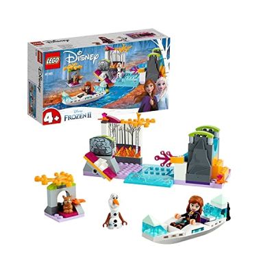 LEGO-Disney Princess L'expédition en canoë d'Anna Personnages de La Reine des neiges 2, 108 Pièces 41165