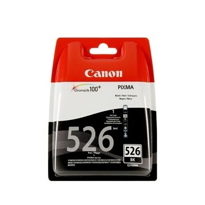 Canon CLI-526 BK BL W/O SEC Cartouches séparées pour Imprimante jet d'encre iP4850/MG5150/5250/6150/8150 Noir