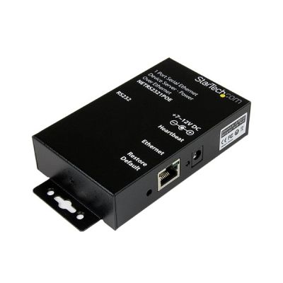 image STARTECH Serveur de périphériques série à 1 port RS232 vers IP Ethernet avec Power over Ethernet (PoE)