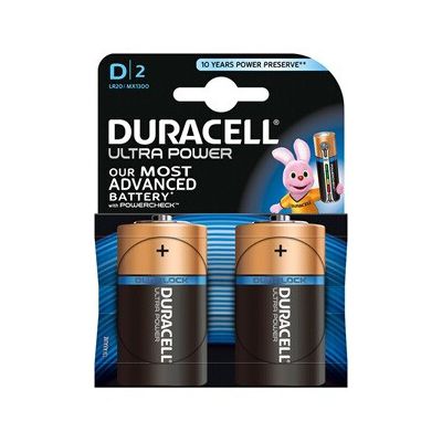 image Duracell - Pile Alcaline Ultra Power - D - 2 Piles