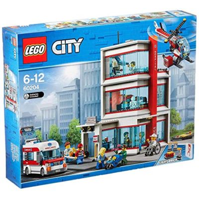 LEGO City - L'hôpital LEGO City - 60204 - Jeu de Construction