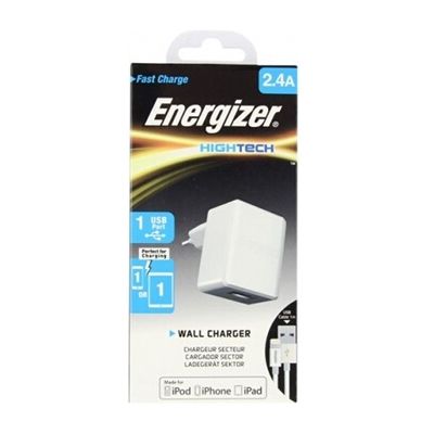 image Energizer Chargeur Secteur Lightning EU (1 USB) 2, Blanc