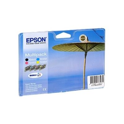 Cartouche d'encre Epson Parasol T0445 4 couleurs