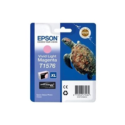 Epson T1576 Cartouche d'encre d'origine Vivid Magenta Clair