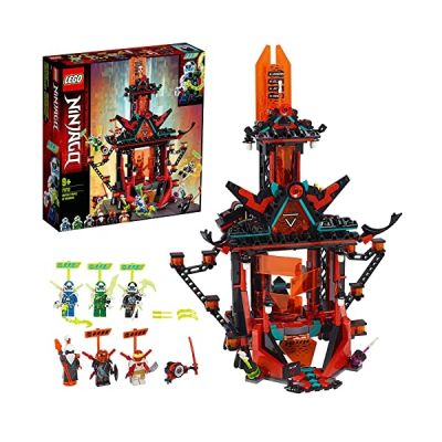 image LEGO NINJAGO, Le temple de la folie de l'Empire, Set de construction avec 6 figurines, Jouet ninja pour enfants, 133 pièces, 71712