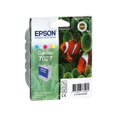 Cartouche d'encre Epson poisson rouge T027 couleur