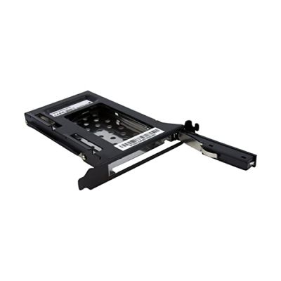 image STARTECH Baie de disque dur amovible SATA 2,5 pouces pour fente d'extension de PC - 1 x Disque dure supporté - 1 x SSD support