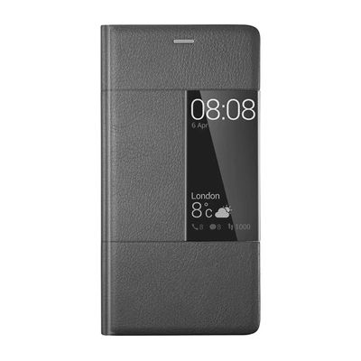 Coque smartphone Huawei ETUI FLIP VIEW GRIS POUR HUAWEI P9
