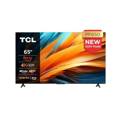 image TCL 65PF650 65 Pouces 4K Ultra HD, HDR TV, Smart LED Fire TV (Dolby Vision, Dolby Atmos, DTS, HDR 10, Alexa intégré, Airplay2, Miracast)