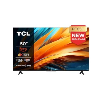 image TCL 50PF650 50 Pouces 4K Ultra HD, HDR TV, Smart LED Fire TV (Dolby Vision, Dolby Atmos, DTS, HDR 10, Alexa intégré, Airplay2, Miracast)