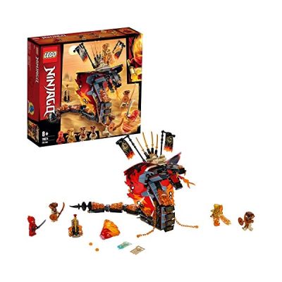 LEGO-NINJAGO Croc’ feu, Briques de Construction Garçon et Fille, 463 Pièces 70674