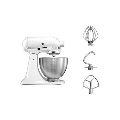 image Kitchenaid 5K45SSEWH Série "Classic" Robot Mixeur Multifonctions Blanc