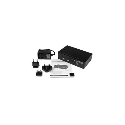 STARTECH Commutateur KVM - 2 ports DisplayPort, USB et audio - 2560 x 1600 - Commutateur écran-clavier-souris/audio