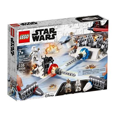 LEGO-Star Wars Action Battle L'attaque du générateur de Hoth Jeu de construction, 235 Pièces 75239
