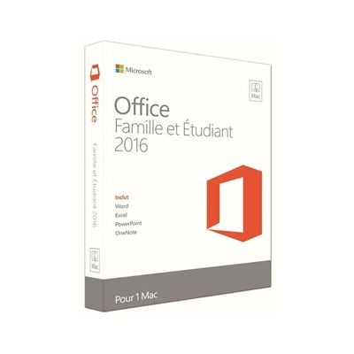 image Logiciel Microsoft Office Mac Home Student 2016