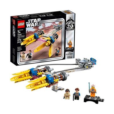 LEGO Star Wars Le Podracer d'Anakin 20ème Jeu de construction Star Wars, 279 Pièces 75258