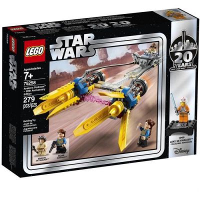 image LEGO Star Wars Le Podracer d'Anakin 20ème Jeu de construction Star Wars, 279 Pièces 75258
