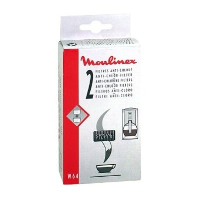 image Moulinex 803767 Lot de 2 Filtres Antichlore AW6401 Crystal Arom T89/V91/V92/AM7/CG1 16 x 13 x 1 cm