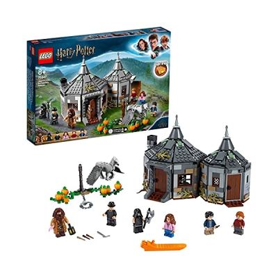LEGO Harry Potter et le Prisonnier d’Azkaban, la Cabane de Hagrid : le Sauvetage de Buck , 75947 – Kit de Construction, 496 Pièces