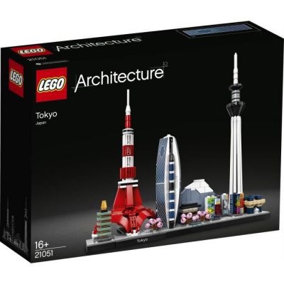 image LEGO Architecture Modèle Tokyo, Skyline Collection, Ensemble de construction à collectionner, 130 pièces, 21051