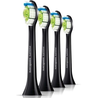 image Philips Sonicare HX6064/33 Pack Têtes de brosse DiamondClean Standard (X4) Noires