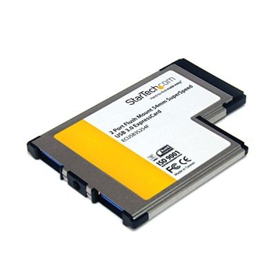 image STARTECH Carte Adaptateur ExpressCard/54 vers 2 Ports USB 3.0 avec Support UASP - 2 Total USB Port(s) - 2 USB 3.0 Port(s) - PC