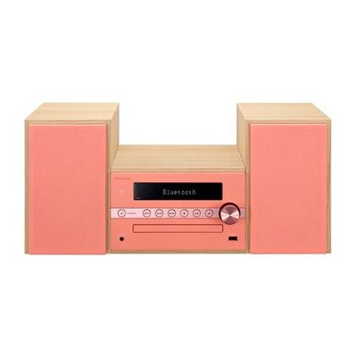 image Pioneer X-CM56 HiFi-Micro-Système (lecteur CD, haut-parleurs, radio FM, Bluetooth, USB, MP3, MP3, 2 x 15 W) Système compact pour cuisine, salon, chambre et bureau, Abricot