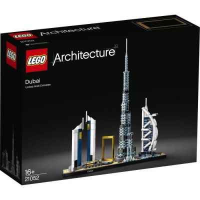 image LEGO Architecture Modèle Dubaï, Skyline Collection, Ensemble de construction à collectionner, 129 pièces, 21052