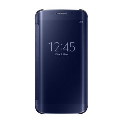 Samsung Clear View Etui pour Samsung Galaxy S6 Edge Noir