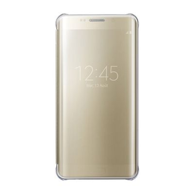 Samsung Original Galaxy S6 Edge Plus Clear View Protective Flip Cover - Or