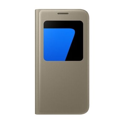 Coque smartphone Samsung ETUI S VIEW COVER OR POUR SAMSUNG GALAXY S7