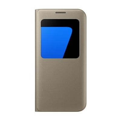 Samsung S View Etui pour Samsung Galaxy S7 Edge Or