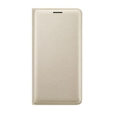 Coque smartphone Samsung ETUI FLIP WALLET OR POUR SAMSUNG GALAXY J3 2016