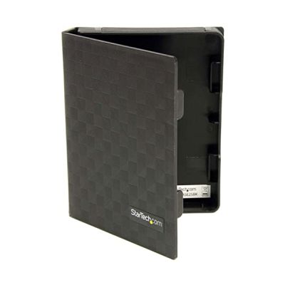 STARTECH Boîte de Protection Antistatique pour Disque Dur 2.5 pouces - Noir - 3 Pièces - Noir