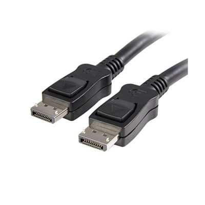 image StarTech - Câble DisplayPort 4K de 50 cm - DP vers DP avec support HBR2 - Cordon DP 1.2 4K de 0,5m avec verrouillage - M/M - DISPL50CM