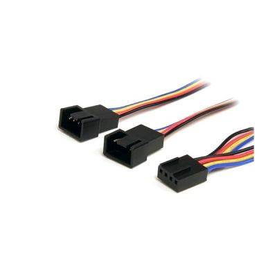 Câble en Y pour ventilateurs 4 broches de 31 cm - Câble répartiteur en Y pour ventilateurs 4 broches de 31 cm - F/M - FAN4SPLIT12