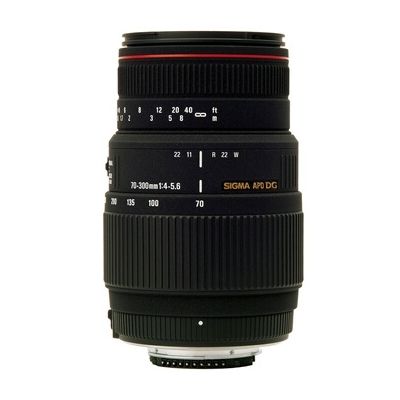 Objectif zoom Sigma 70-300mm 4-5,6 APO DG Macro Canon